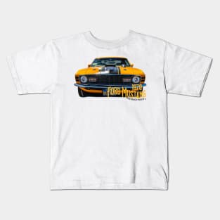 1970 Ford Mustang Mach 1 Fastback Kids T-Shirt